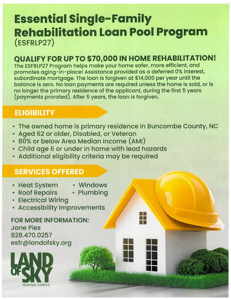 Rehab Loan Program Flyer